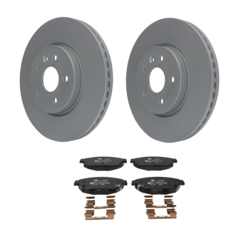 ATE Bremsensatz Bremsbelagsatz 13.0460-7263.2 + 2x Bremsscheibe 24.0126-0182.1