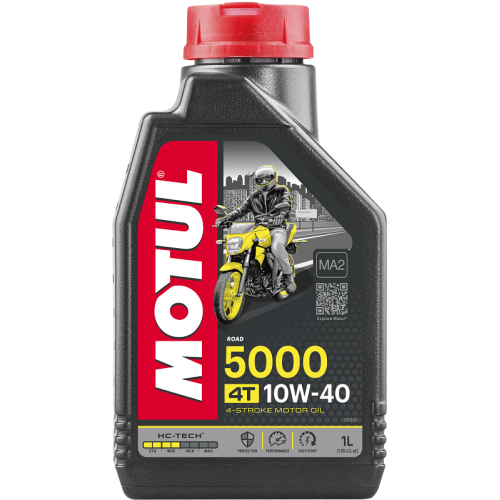 Motor&ouml;l 5000 4T 10W-40 1 Liter 4-Takt Motorrad &Ouml;l teilsynthetisch JASO MA2 MOTUL
