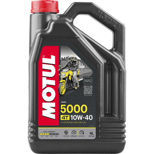 Motor&ouml;l 5000 4T 10W-40 4 Liter 4-Takt Motorrad &Ouml;l teilsynthetisch JASO MA2 MOTUL