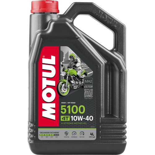 Motor&ouml;l 5100 4T 10W-40 4 Liter 4 Takt Motorrad &Ouml;l ESTER JASO MA2 MOTUL