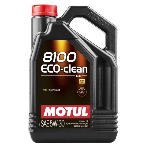 Motor&ouml;l 5 Liter Motul 8100 ECO-clean 5W30 100% Synthetic Fiat 9.55535-S1 5W-30