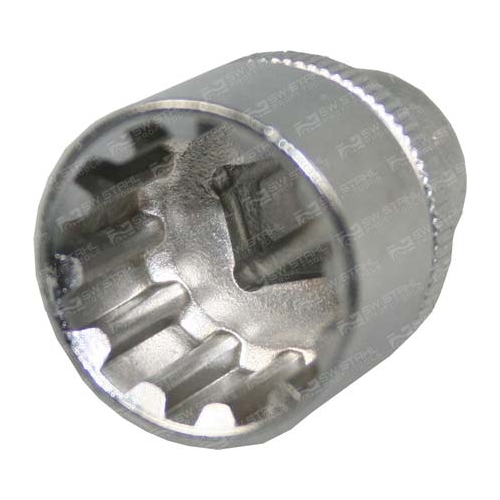 SWSTAHL 1/4 ZOLL STECKSCHL&Uuml;SSEL MULTIPROFILEINSATZ 8MM 05440L-8