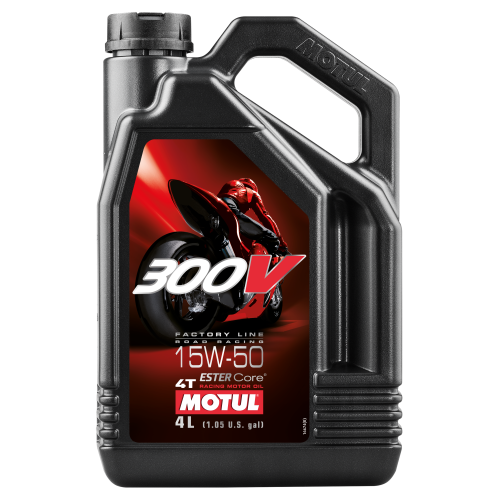 MOTUL MOTOR&Ouml;L 300V 4T FL ROAD RACING 4L 110100
