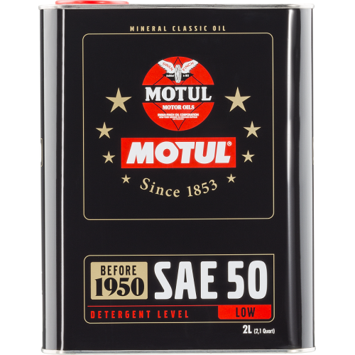 Oldtimer &Ouml;l 4T-Motoren&ouml;l Einbereichs&ouml;l CLASSIC OIL SAE 50 Motor&ouml;l 2 Liter MOTUL