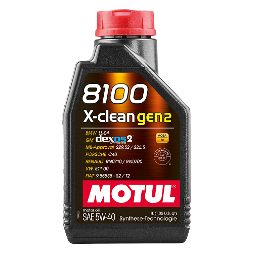Motor&ouml;l Motoren&ouml;l MOTUL 8100 X-CLEAN GEN 2 5W-40 1 Liter 110530