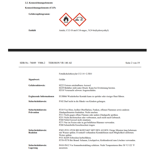 TEROSON Motorreiniger VR 140 400ml 1415433
