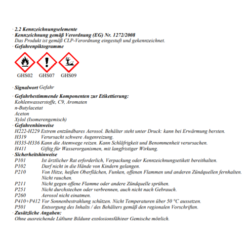 presto 2-Schicht Klarlack Überzugslack Witterungsbeständig Hochglanz 400 ml