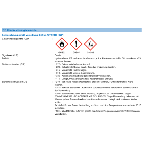 Wolf Brake Cleaner / Bremsenreiniger 400ml Spraydose 8329487