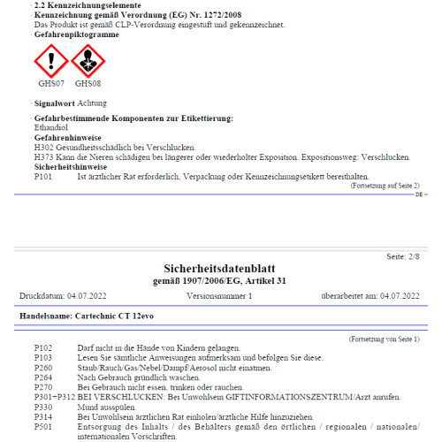 K&uuml;hlerfrostschutz CT 12evo 1,5 Liter Cartechnic (pink/violett)