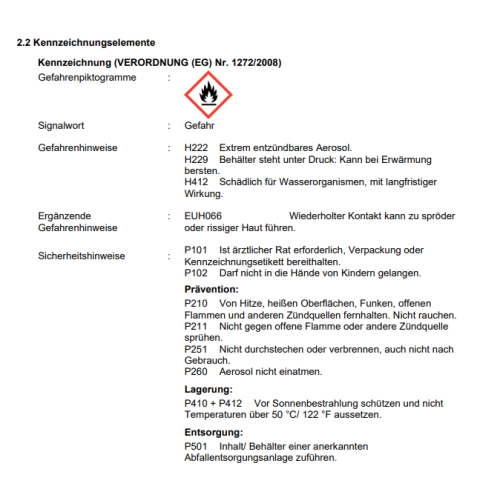 Universalschmierstoff VAL PTFE SPRAY 500ml Spraydose PTFESPR
