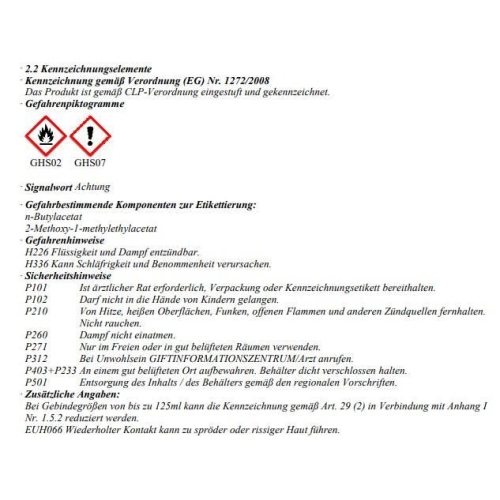 Lackstift Autolackreparatur Autofarbe Kompakt blau metallic 12 ml 954566