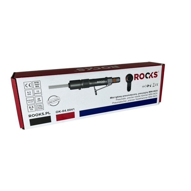 Mini-Pr&auml;zisions-Druckluft-Nadelhammer aus Edelstahl ROOKS OK-04.0041