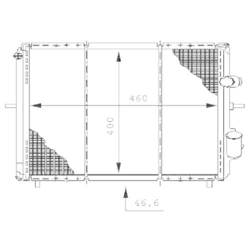 MAHLE K&uuml;hler, Motork&uuml;hlung BEHR CR 147 000S