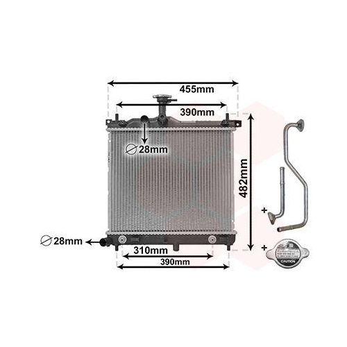 VAN WEZEL K&uuml;hler, Motork&uuml;hlung *** IR PLUS *** 82002292