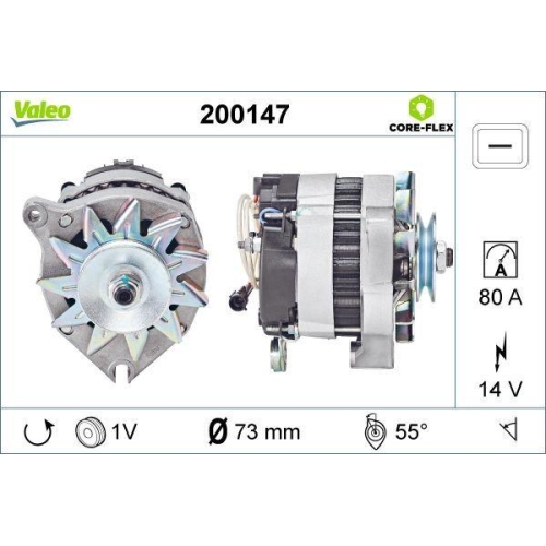 VALEO Generator VALEO CORE-FLEX 200147