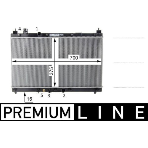 MAHLE K&uuml;hler, Motork&uuml;hlung BEHR *** PREMIUM LINE *** CR 1589 000P