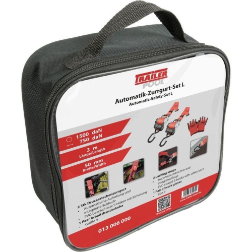 Automatik-Zurrgurt-Set L, 50 x 3000 mm Motorrad Roller Mofa Frielitz 013006000