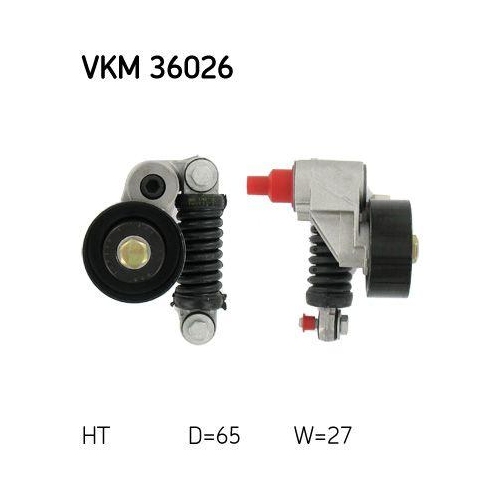 SKF Riemenspanner, Keilrippenriemen VKM 36026