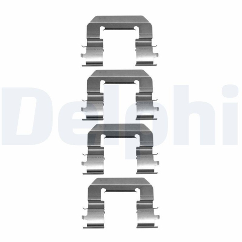 DELPHI Zubeh&ouml;rsatz, Scheibenbremsbelag LX0667