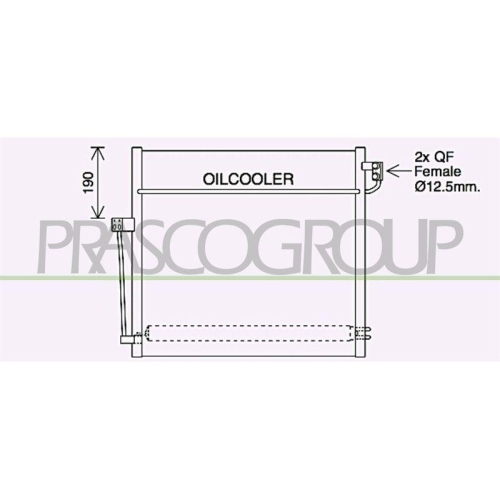 PRASCO Kondensator, Klimaanlage PrascoSelection ME828C002