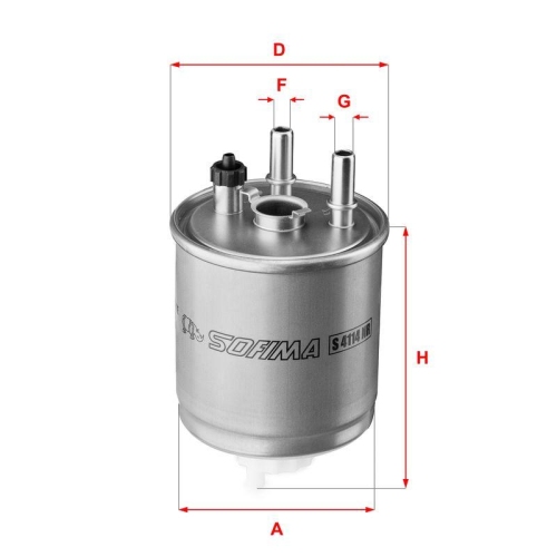 SOFIMA Kraftstofffilter S 4114 NR