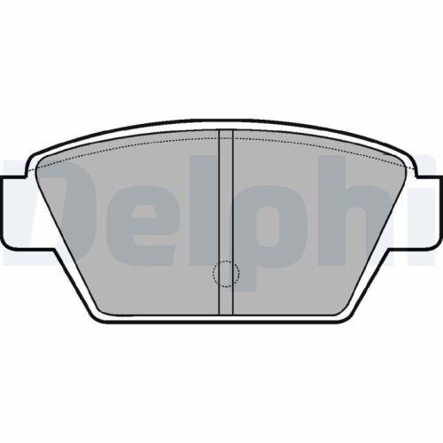 DELPHI Bremsbelagsatz, Scheibenbremse LP533