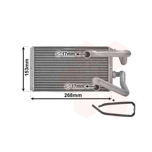 VAN WEZEL W&auml;rmetauscher, Innenraumheizung *** IR PLUS *** 32006259