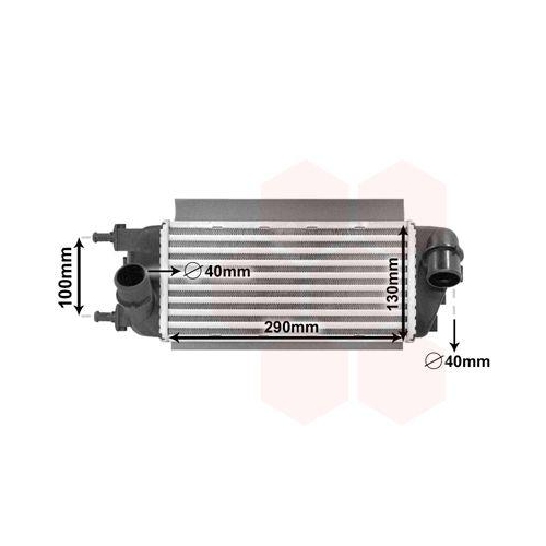 VAN WEZEL Ladeluftk&uuml;hler 17004455