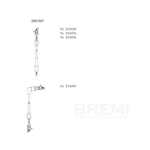BREMI Z&uuml;ndleitungssatz 300/307