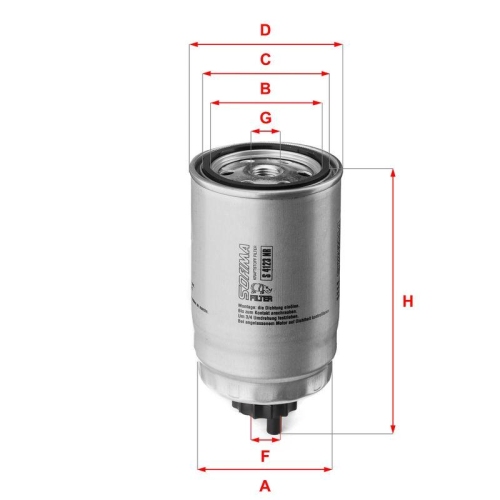 SOFIMA Kraftstofffilter S 4123 NR