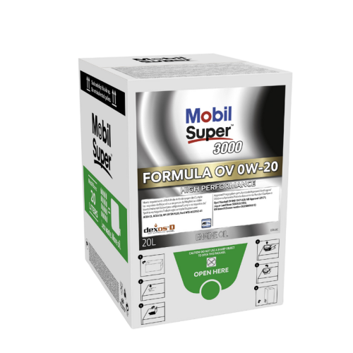 Motor&ouml;l Motoren&ouml;l MOBIL Super 3000 Formula OV 0W-20 Bag in Box 20 Liter 156286