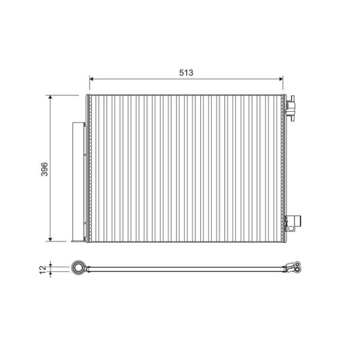 VALEO Kondensator, Klimaanlage 814373