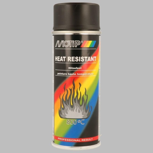 Sprühlack Spray Hitzefest schwarz 400ml Motor Schalldämpfer MOTIP 04031