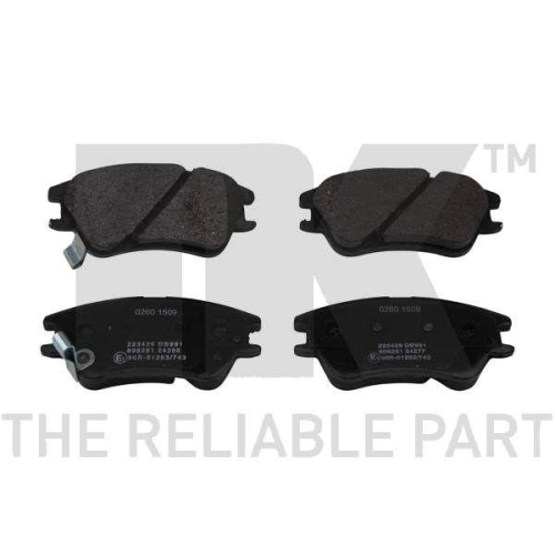 NK Bremsbelagsatz, Scheibenbremse 223426