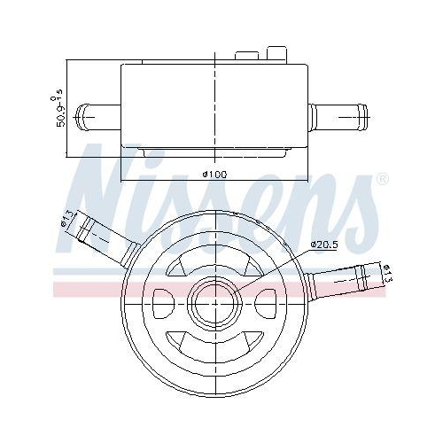 NISSENS &Ouml;lk&uuml;hler, Motor&ouml;l 91435