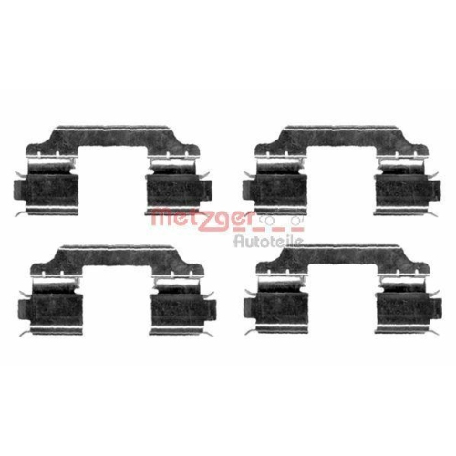 METZGER AUTOTEILE Zubeh&ouml;rsatz, Scheibenbremsbelag GREENPARTS 109-1654