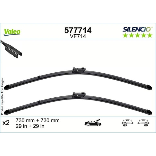 VALEO Wischblatt SILENCIO FLAT BLADE SET 577714