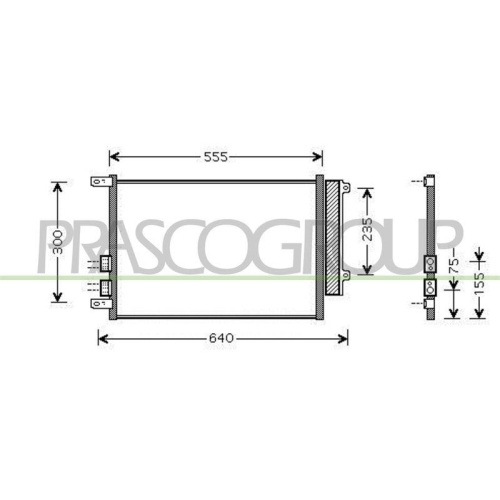 PRASCO Kondensator, Klimaanlage PrascoSelection AA080C003