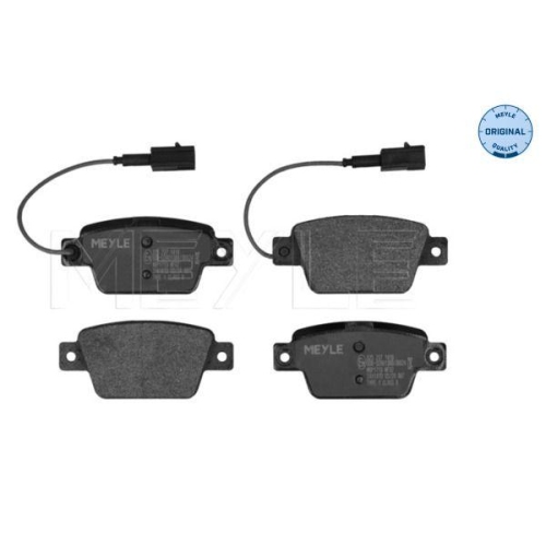 MEYLE Bremsbelagsatz, Scheibenbremse MEYLE-ORIGINAL: True to OE. 025 237 1418