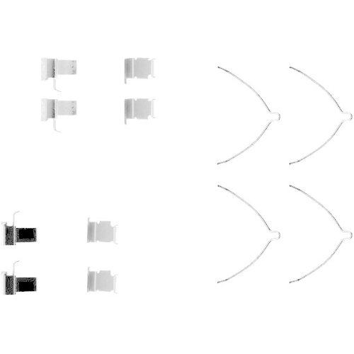 TEXTAR Zubehörsatz, Scheibenbremsbelag 82052900