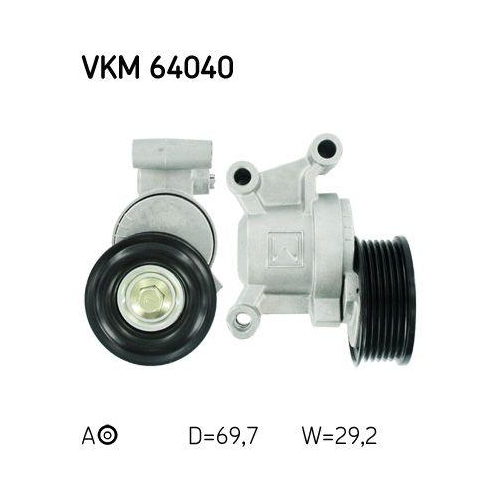 SKF Riemenspanner, Keilrippenriemen VKM 64040
