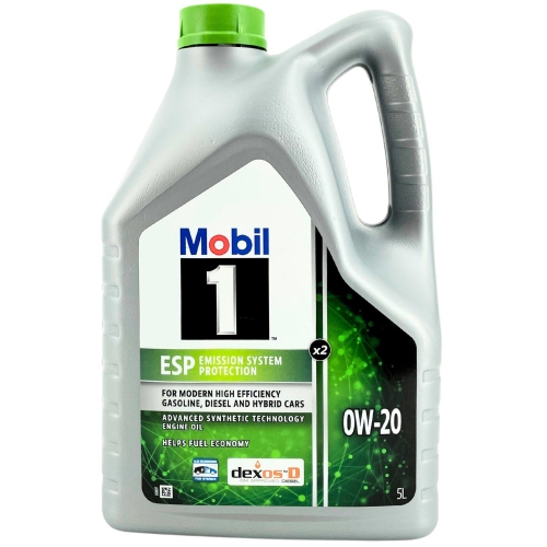 Motor&ouml;l Mobil 1 ESP X2 0W-20 VW 509 00/508 00 MB 229.71 GM Porsche 5Liter 157784
