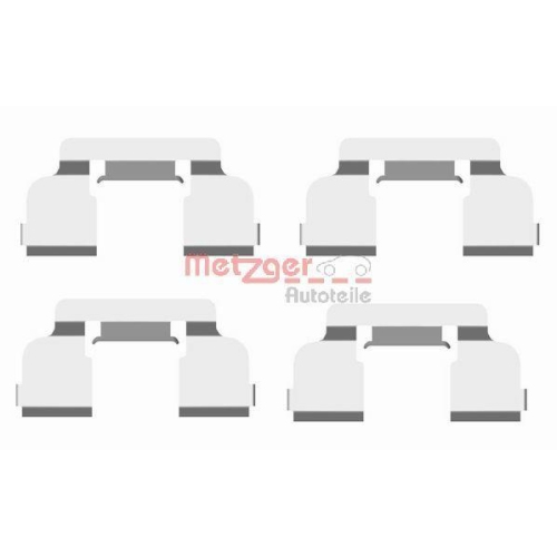 METZGER AUTOTEILE Zubeh&ouml;rsatz, Scheibenbremsbelag 109-1698