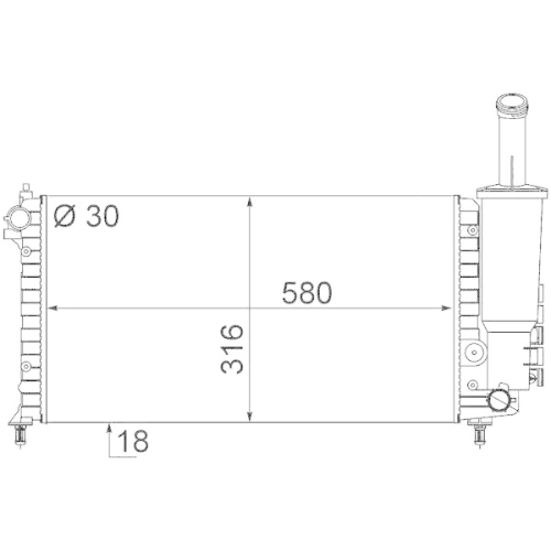MAHLE K&uuml;hler, Motork&uuml;hlung BEHR CR 1745 000S