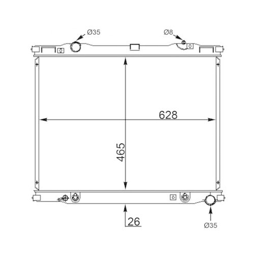MAHLE K&uuml;hler, Motork&uuml;hlung BEHR CR 1569 000S
