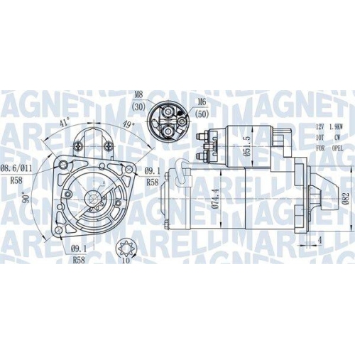 MAGNETI MARELLI Starter