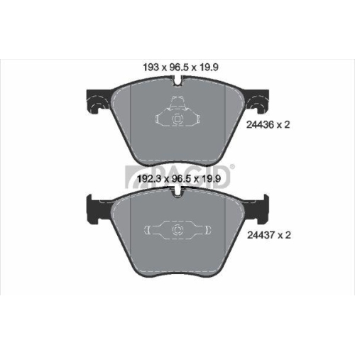 PAGID Bremsbelagsatz, Scheibenbremse T1792N