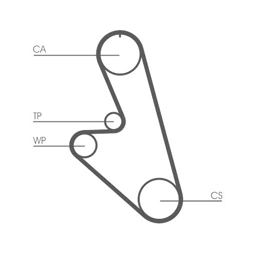 CONTINENTAL CTAM Zahnriemen CT535