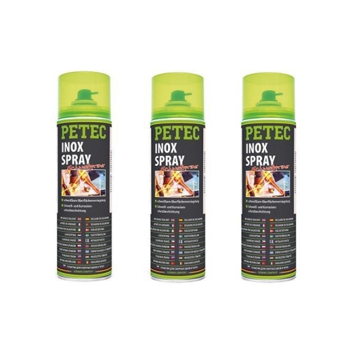 3x PETEC Schweißprimer INOX Spray 500ml Schweissnaht Versiegelung