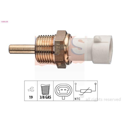 EPS Sensor, K&uuml;hlmitteltemperatur Made in Italy - OE Equivalent